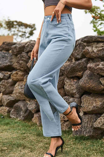 Stilla | Talje Løs Pasform Ankelskål Jeans