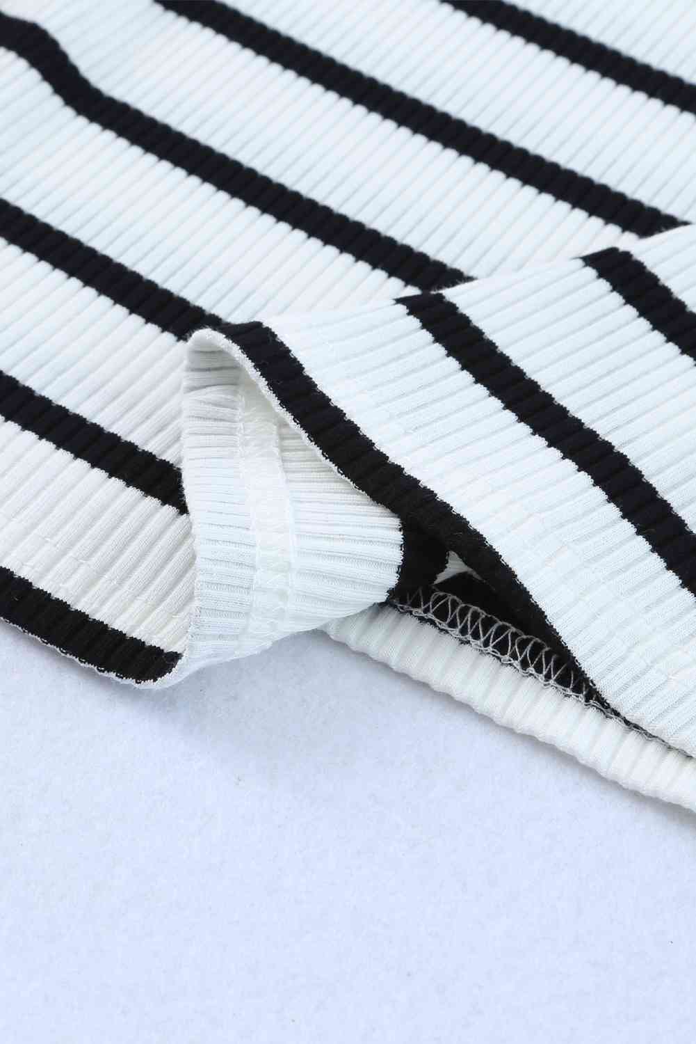 Stilla | Ribbet Rund Hals Tank