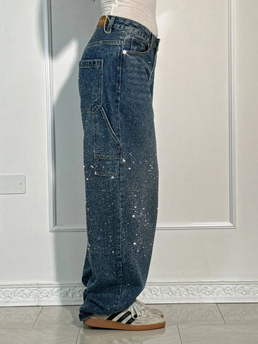 Stilla | Dekorativ Diamant Jeans