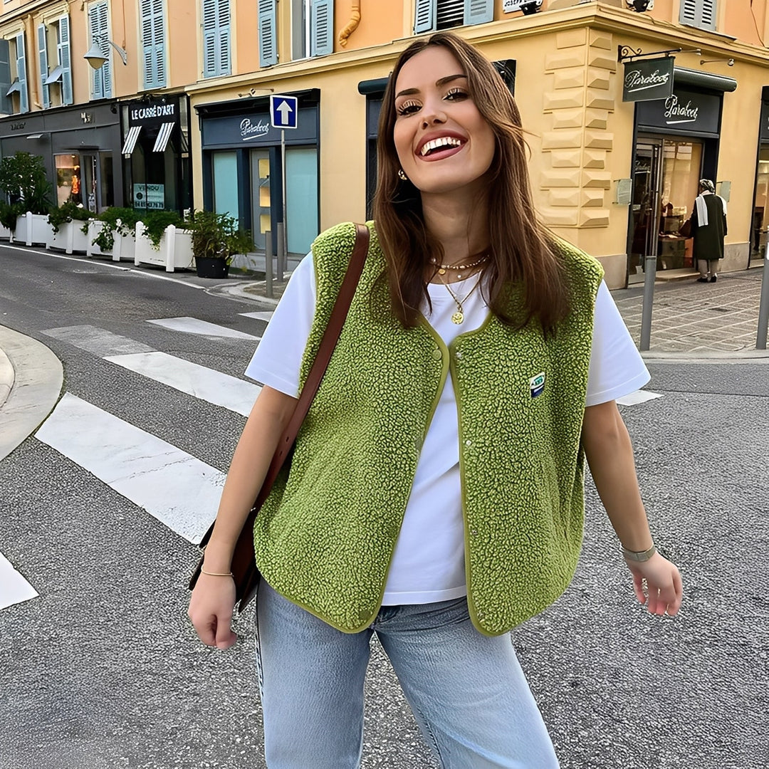 Stilla | Behagelig Fleece-Vest til Damer