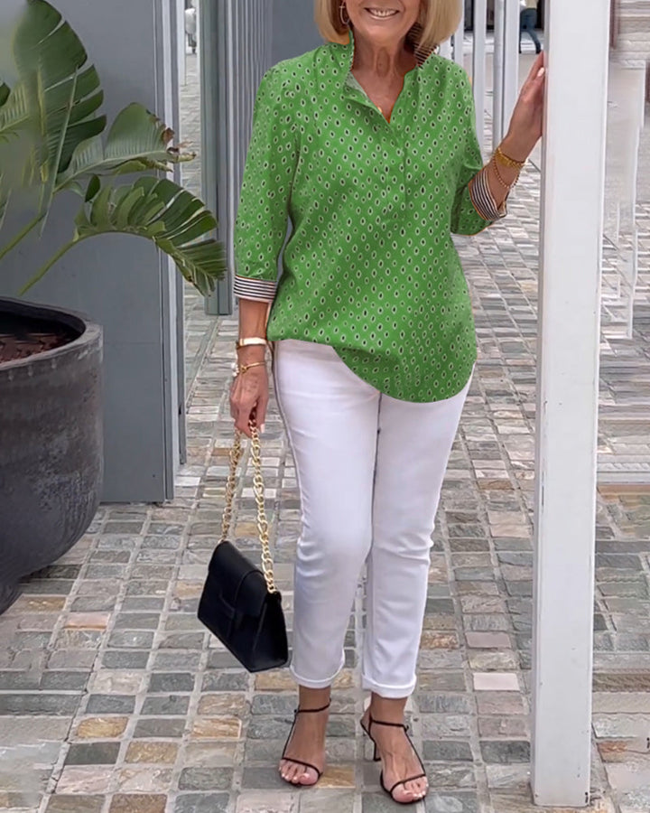 Stilla | Elegant Bluse med prikker
