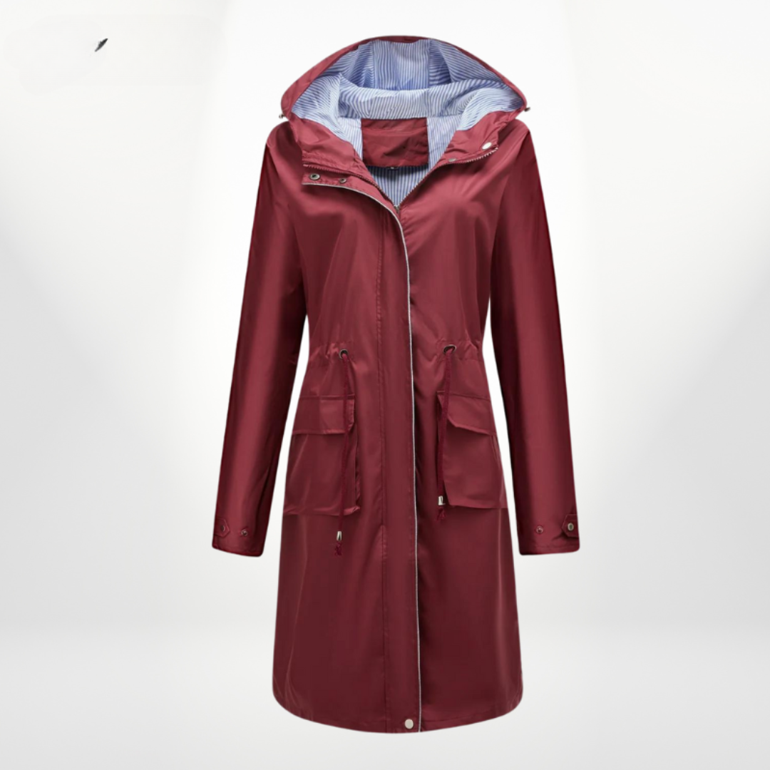 Stilla | vandtæt over-knee trenchcoat