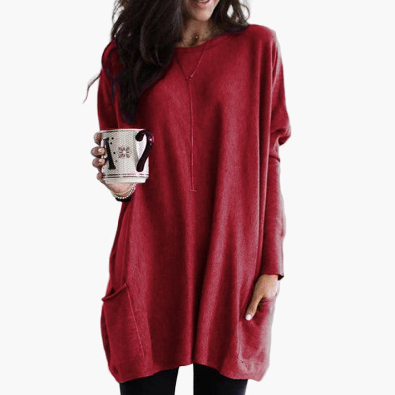 Stilla | Lang Sweater I Oversized Stil - Behagelig Casual Look til Efterår og Vinter