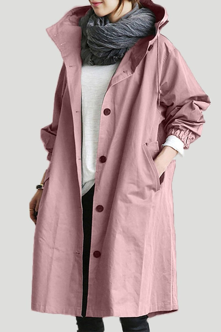 Stilla | Vandtæt Trenchcoat med Hætte