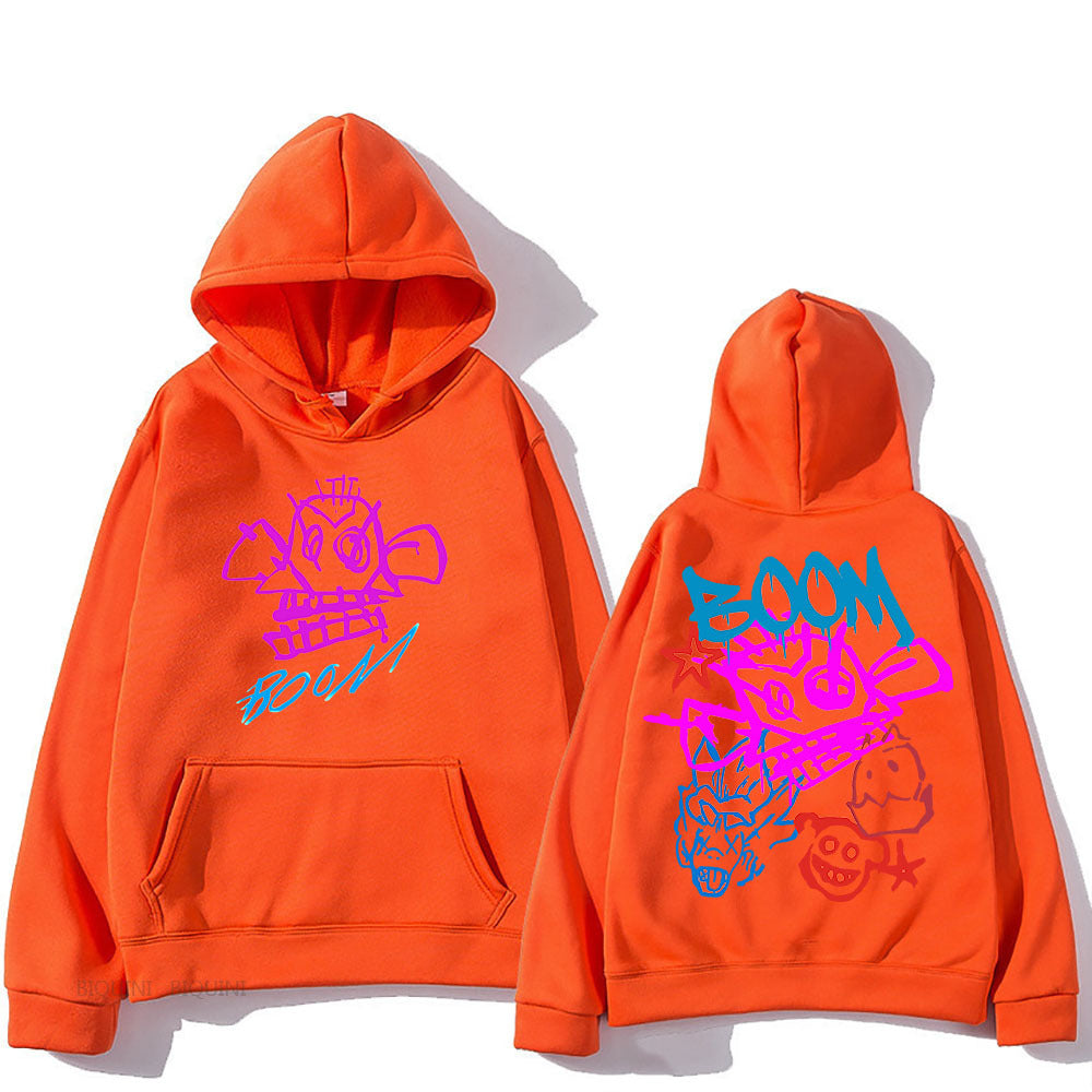 Stilla | Arcane Jinx Cartoon Langærmet Hoodie