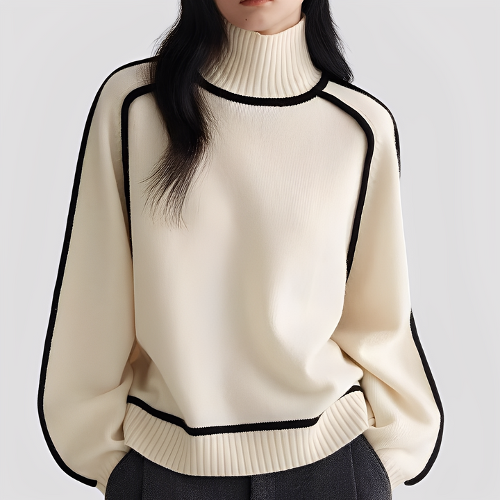 Stilla | Elegant, Afslappet Dame-Rullekravepullover