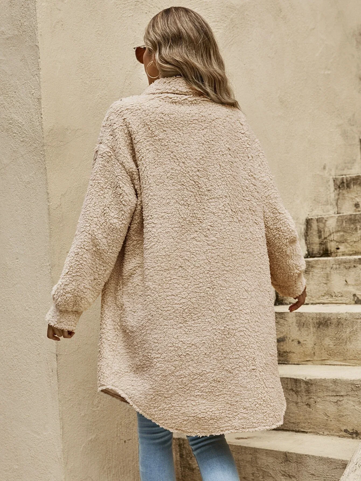 Stilla | Knaplukning Lang Cardigan - Blødt Strikmateriale, Let Overtøj, Helårs Stilmæssig