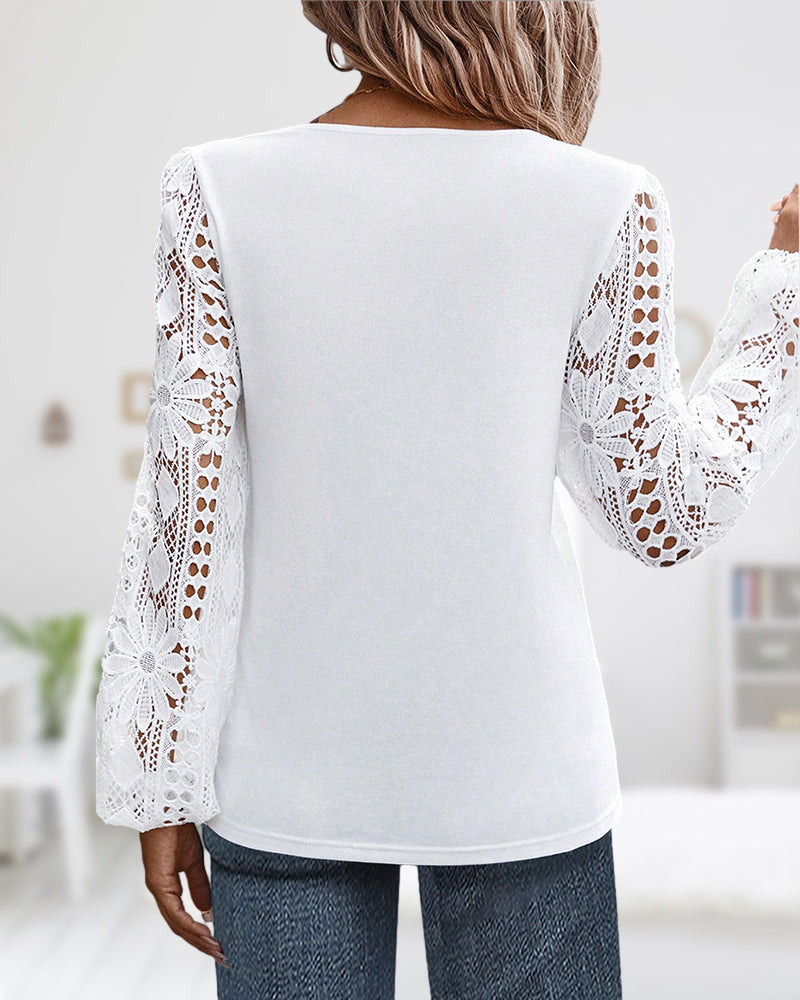 Stilla | Bluse med spids