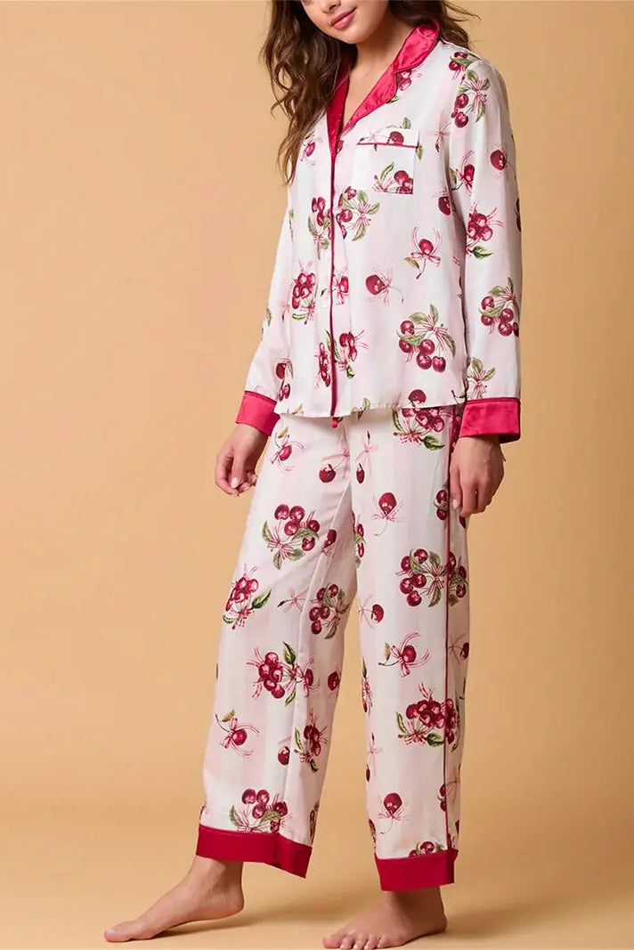 Stilla | Julefestlig Stribet Pyjamas Sæt