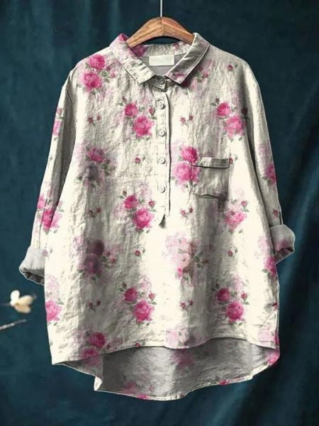 Skovae | Elegant og Alsidig Blomsterbluse