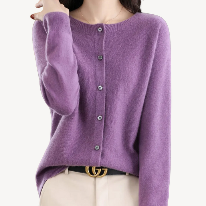 Stilla | Dame Cashmere-mix Cardigan