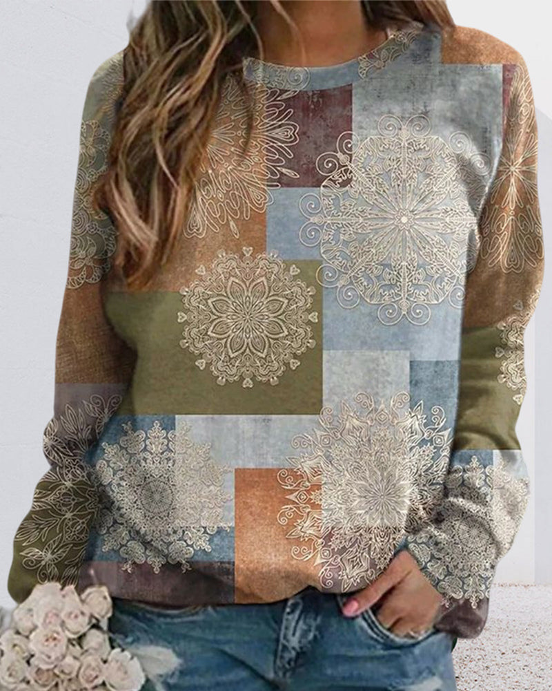 Stilla | Casual sweatshirts med rund halsudskæring