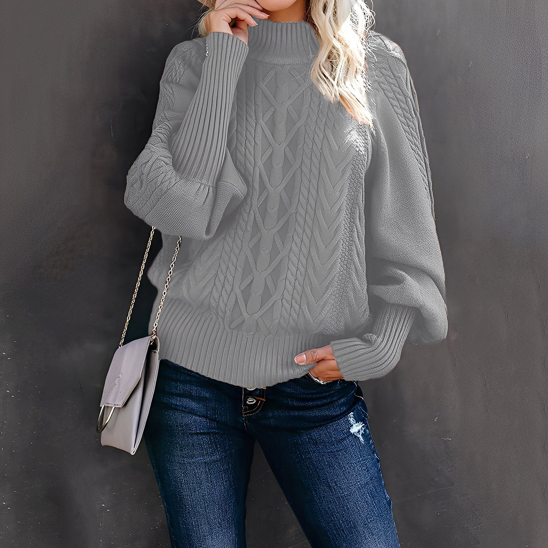Stilla | Elegant, Afslappet Dame-Rollkravepullover