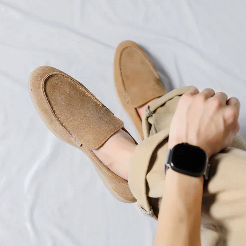 Stilla | Premium loafers i ruskind