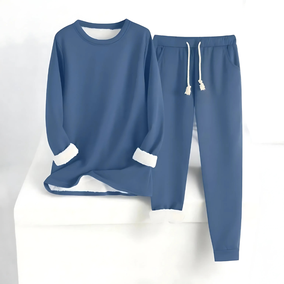 Stilla | Termo Fleece Sæt Marineblå