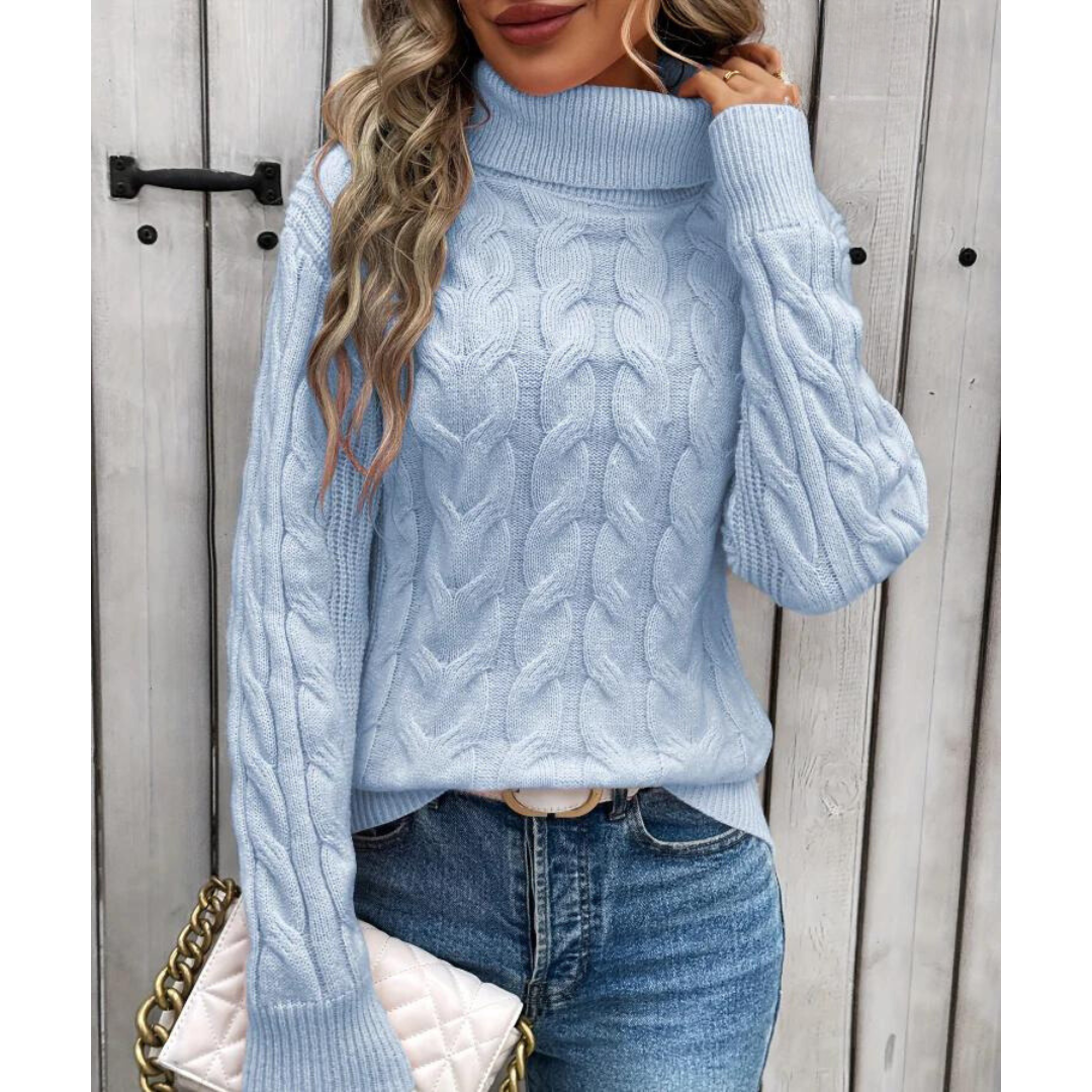 Stilla | Klassisk Elegant Polo Sweater