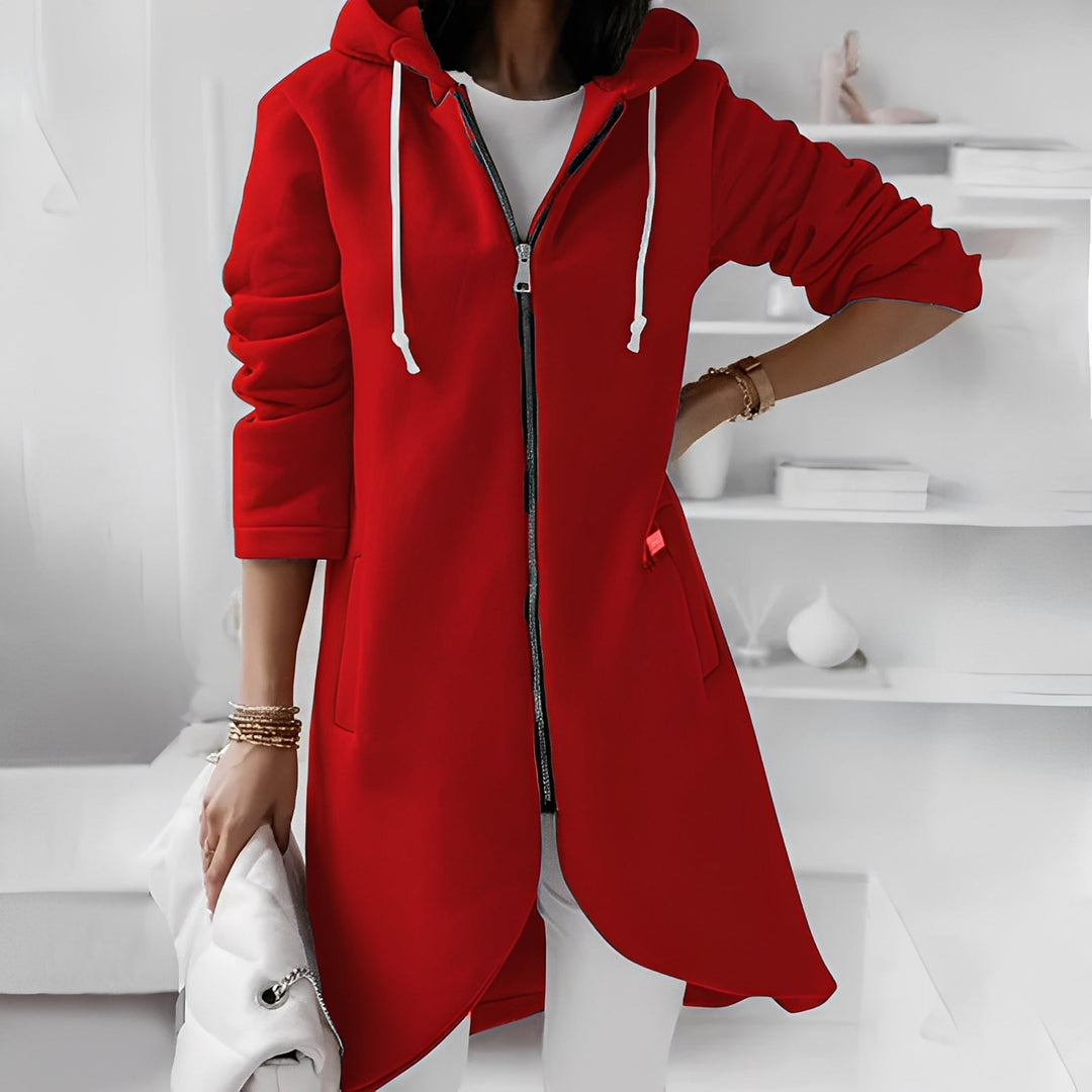 Stilla | Lang og Komfortabel Dame-Hoodie