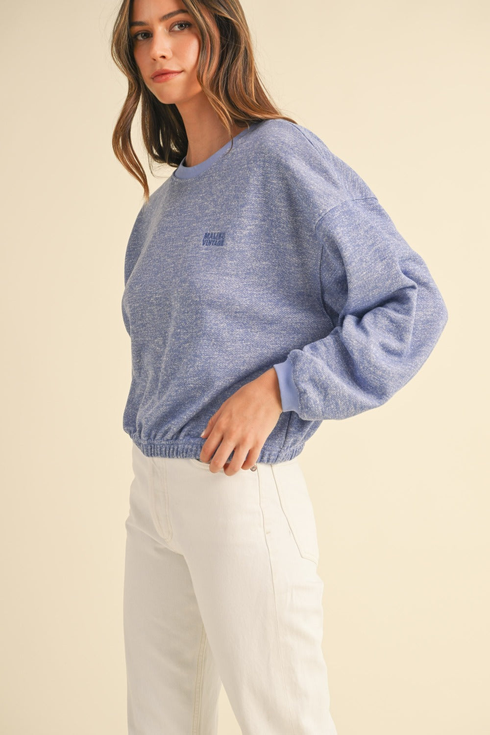 Stilla | Sweatshirt Rundhals Mable Med Besticket Bogstav
