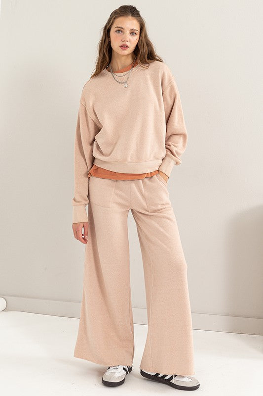 Stilla | Rise Wide Leg Drawstring Bukser