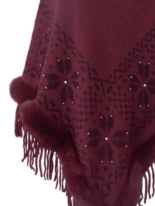 Stilla | Geometrisk Cape Ærme Poncho