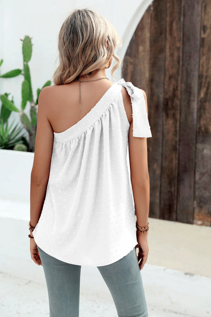Stilla | Dot Single Shoulder Tank