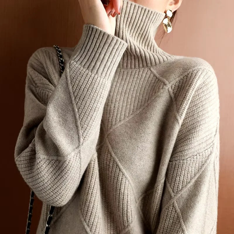 Stilla | Blød Cashmere Turtleneck Sweater