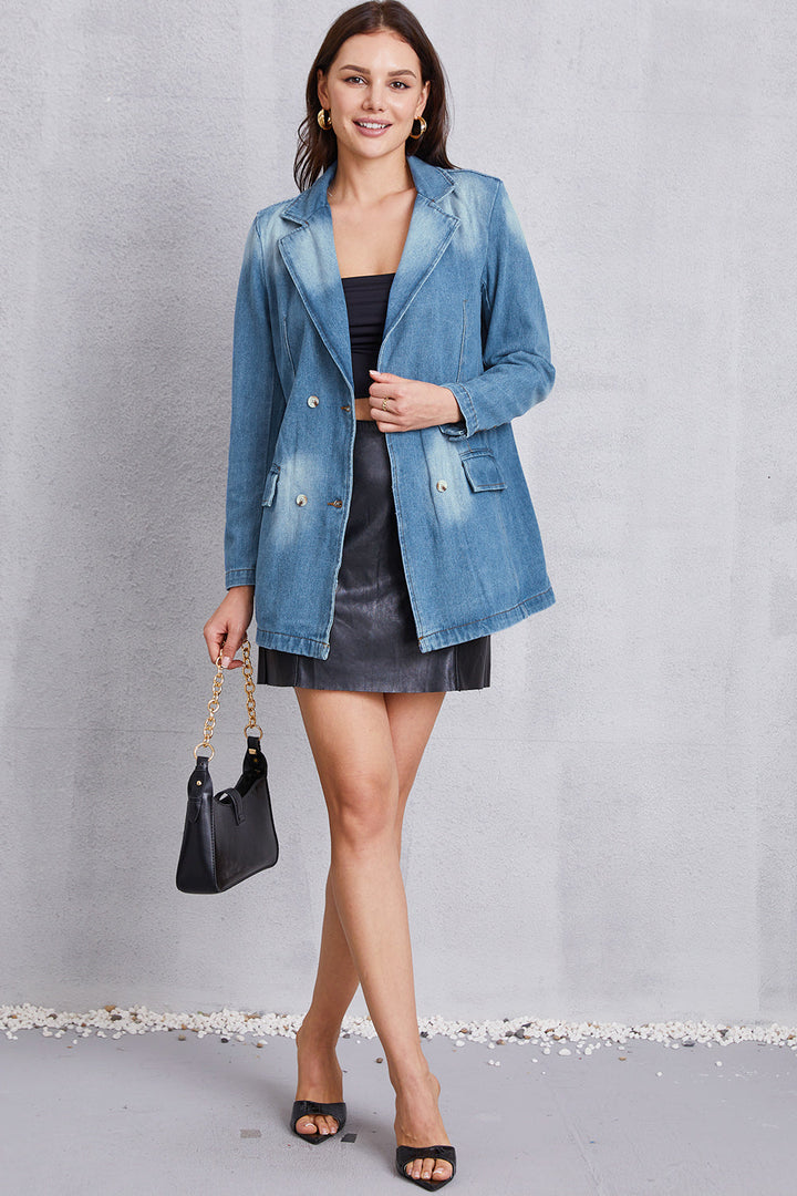 Stilla | Krave Vasket Denim Top