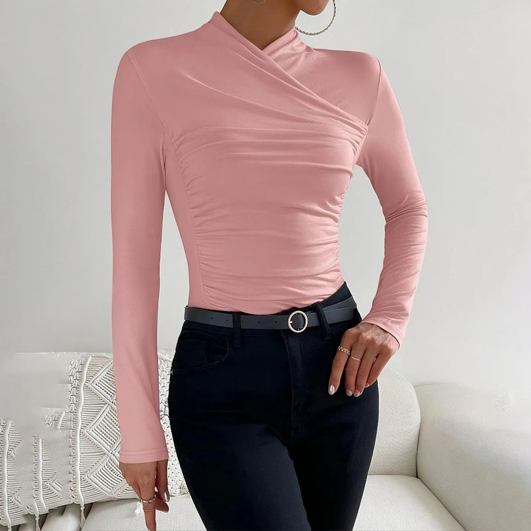 Stilla | Elegant Vinkeldress Med Lange Ærmer Til Damer