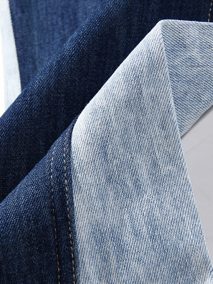 Stilla | Knaplukning Slids Frayed Hem Jeans