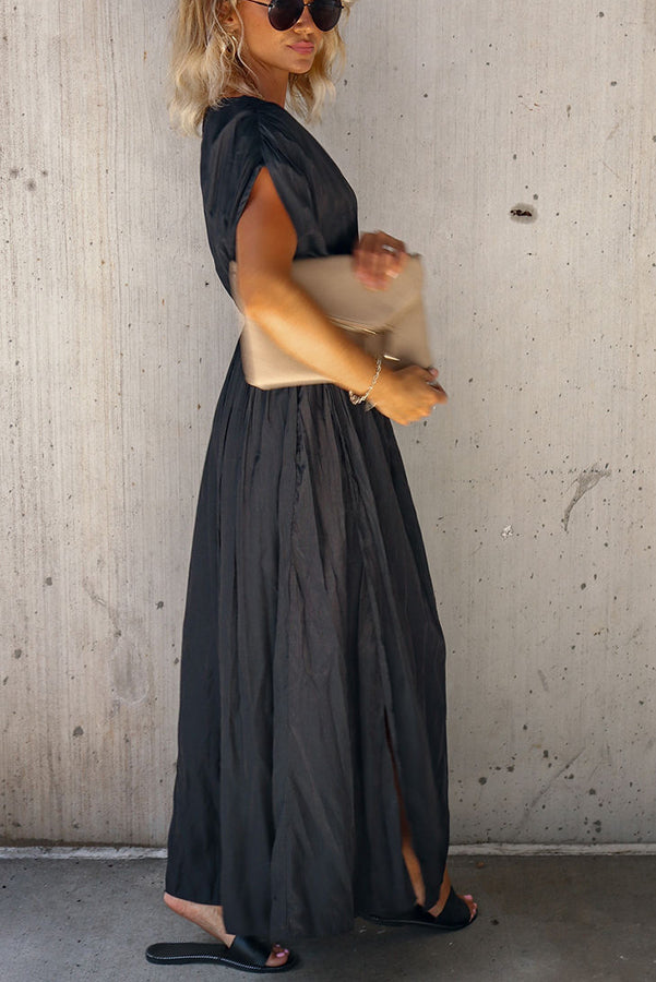 Stilla | Reina Batwing Splits Ferie Maxi Kjole