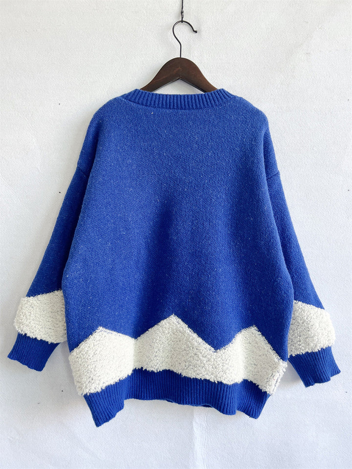 Stilla | Tree Graphic Dropped Shoulder Sweater