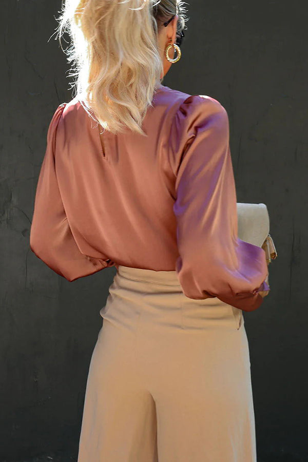 Stilla | All Ever Need Satin Langærmet Bluse