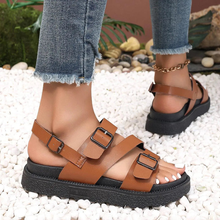 Skovae | Damer Sandaler Med Tyk Sål Casual
