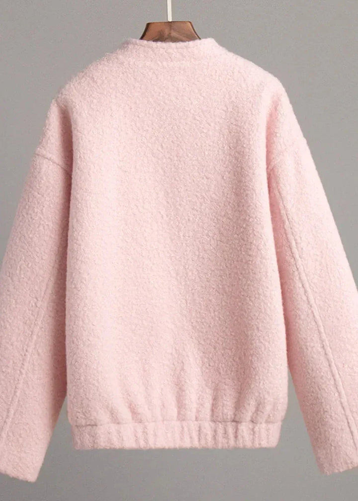Stilla | Rosa Drop Shoulder Ståkravejakke