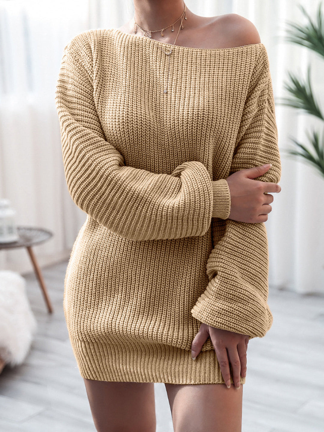 Stilla | Strik Mini Sweater Kjole