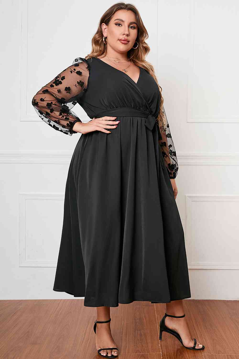 Skovae | Plus Size Vindskejkvalde Kjole