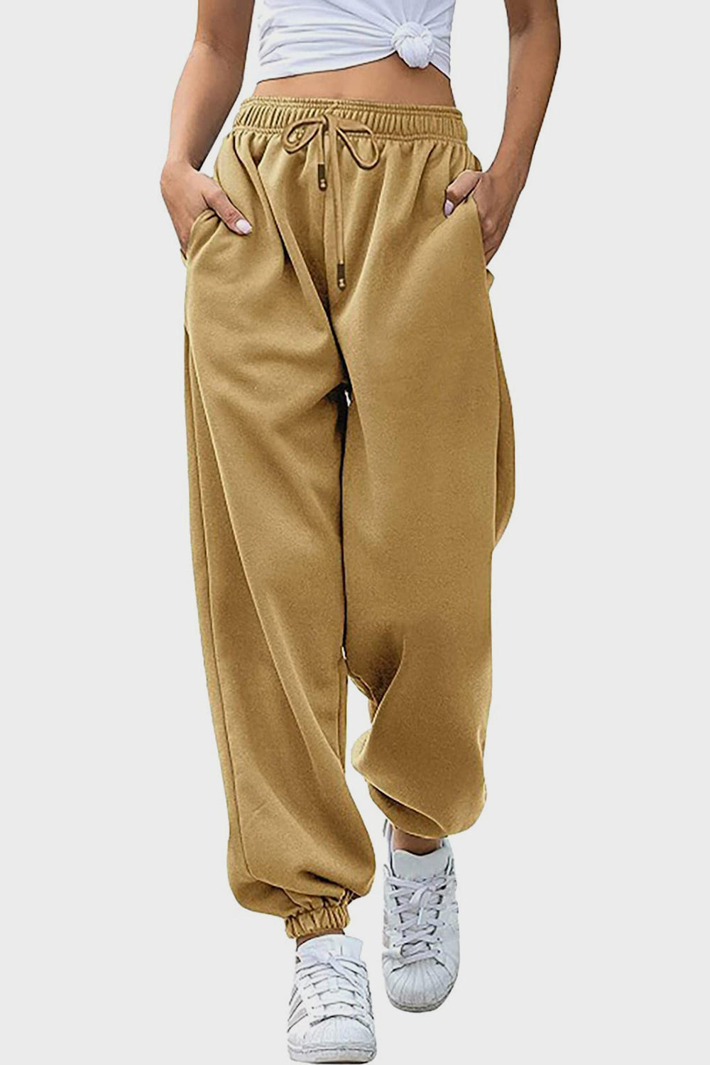 Stilla | Joggebukser med elastisk liv og lommer