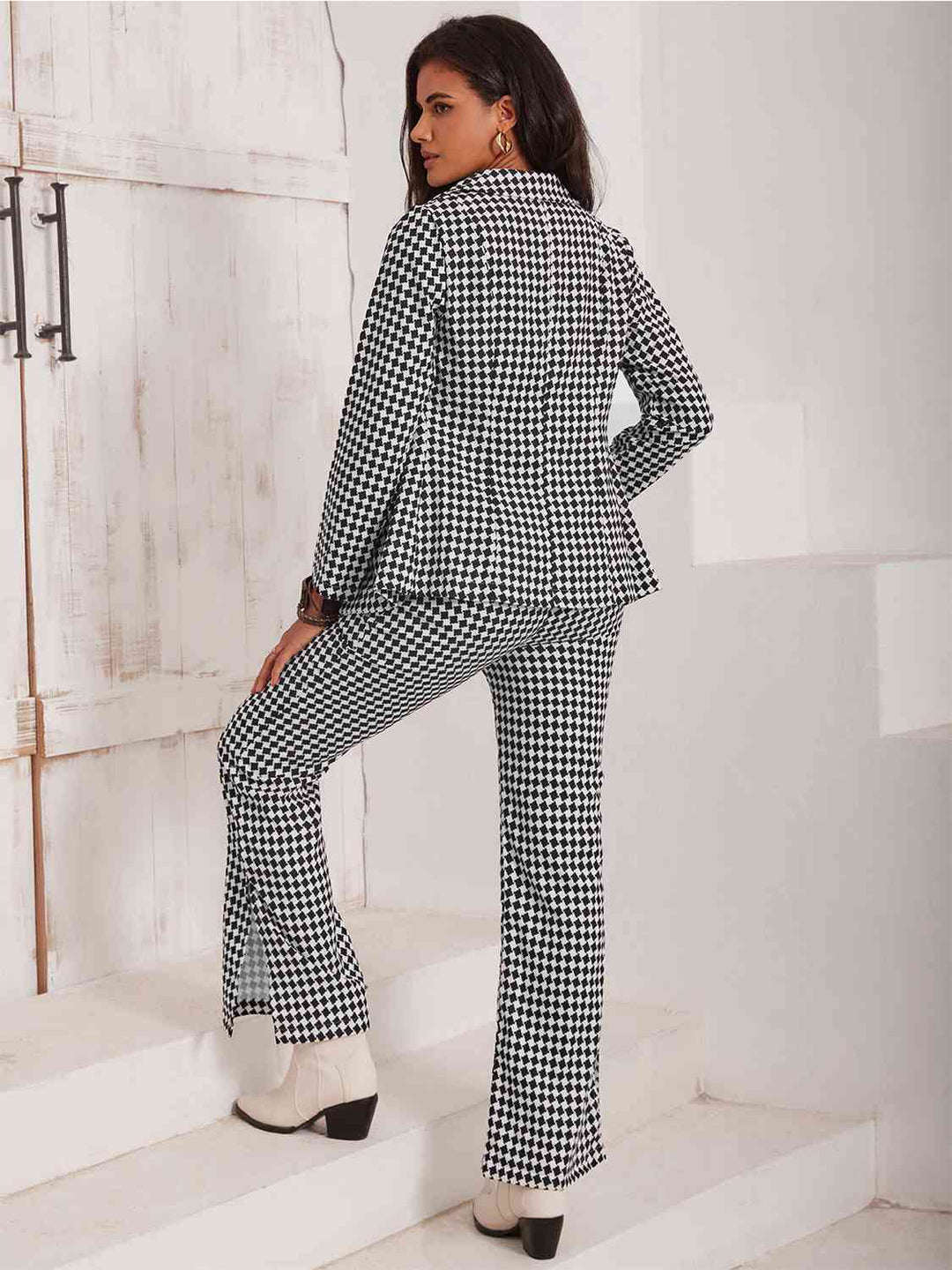 Stilla | Blazer & Slidsbukser Sæt