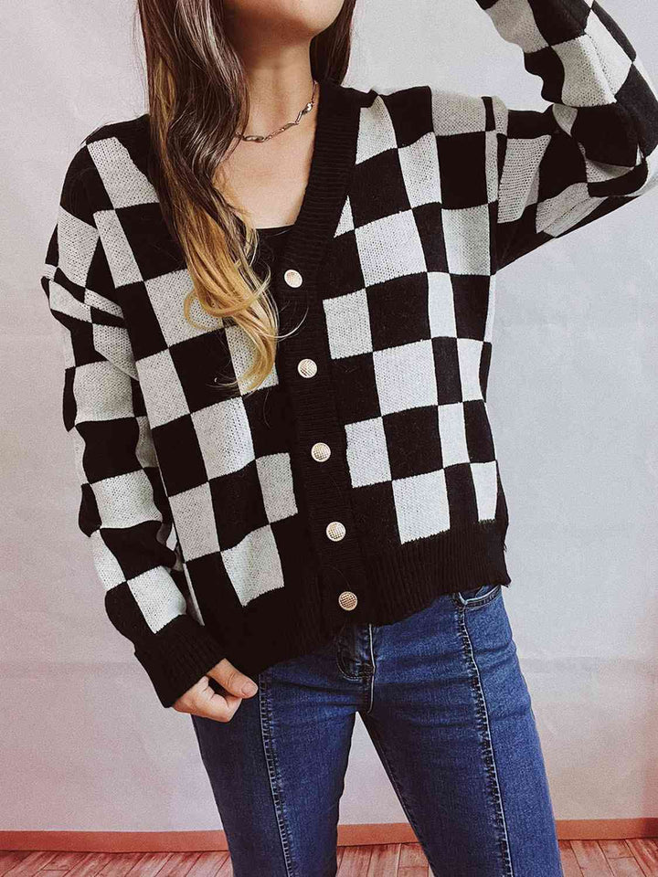 Stilla | Åben Front Knap Cardigan