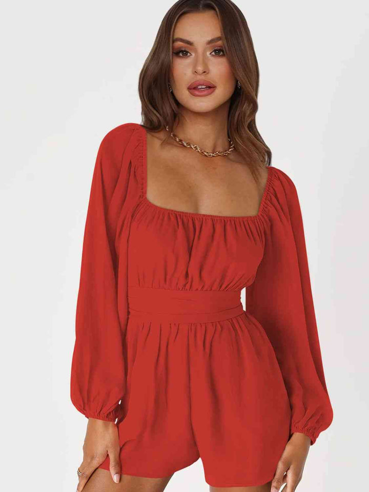 Stilla | Bag Smoked Ballonærme Romper