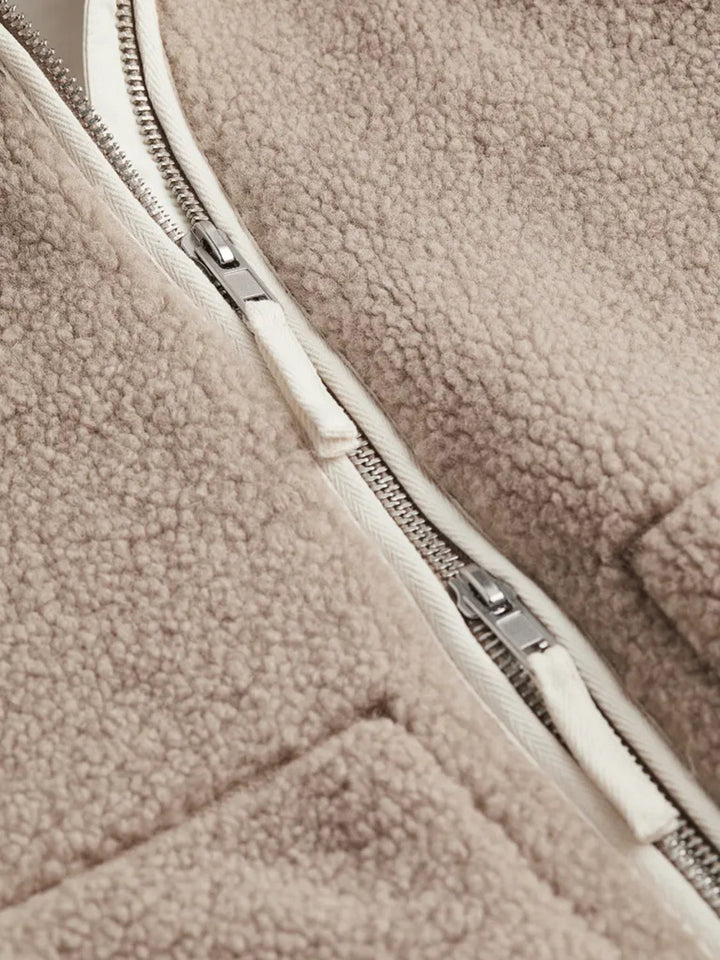 Stilla | Up Turtleneck Langærmet Plush Jakke