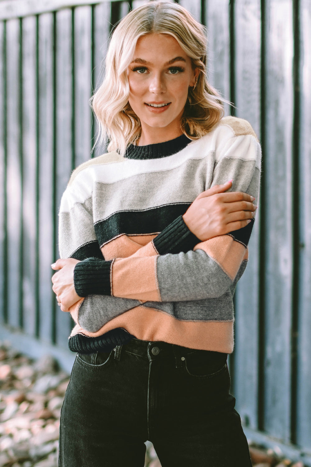 Stilla | Rund Hals Langærmet Sweater