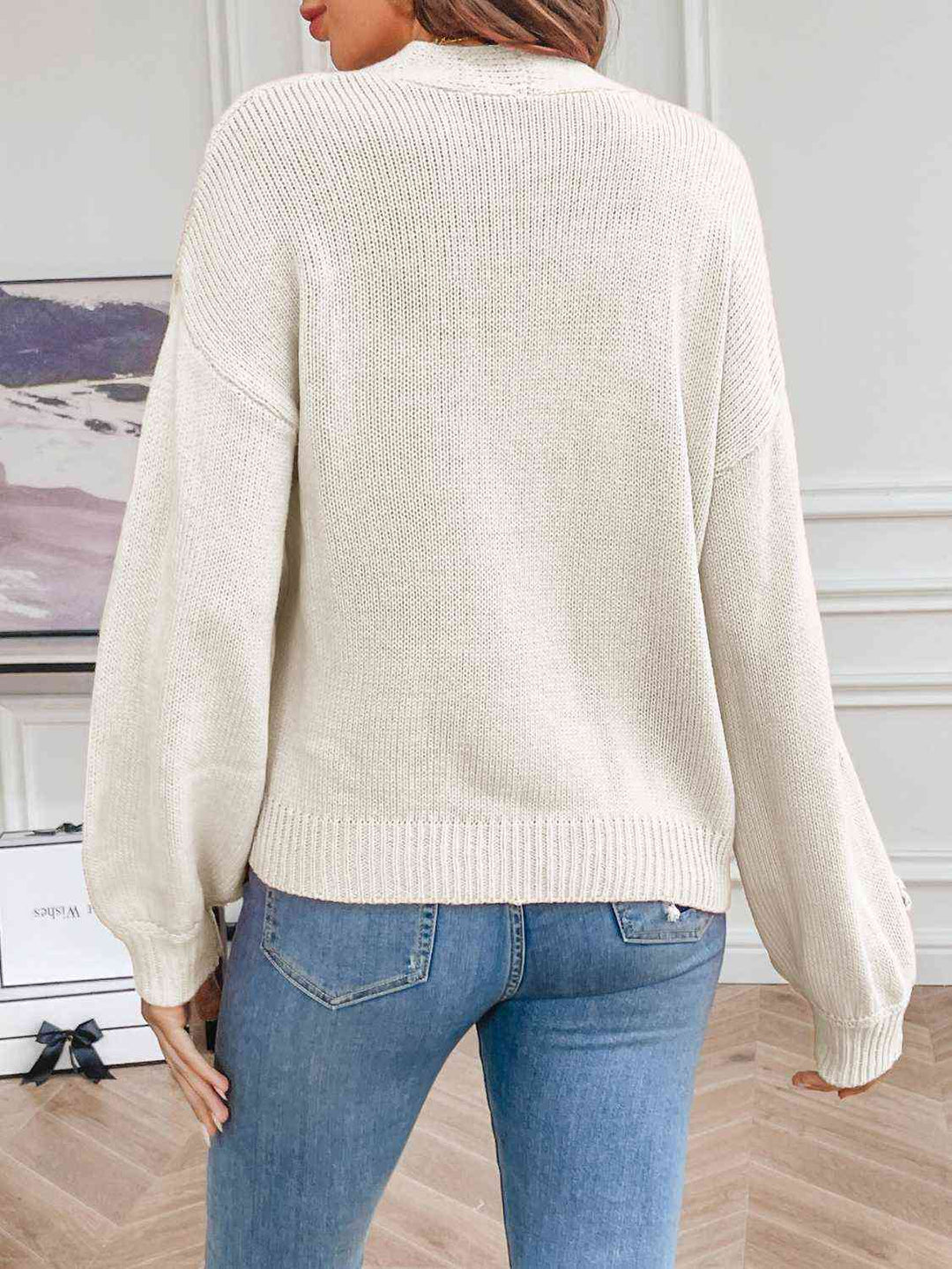 Stilla | Langærmet Åben Front Cardigan