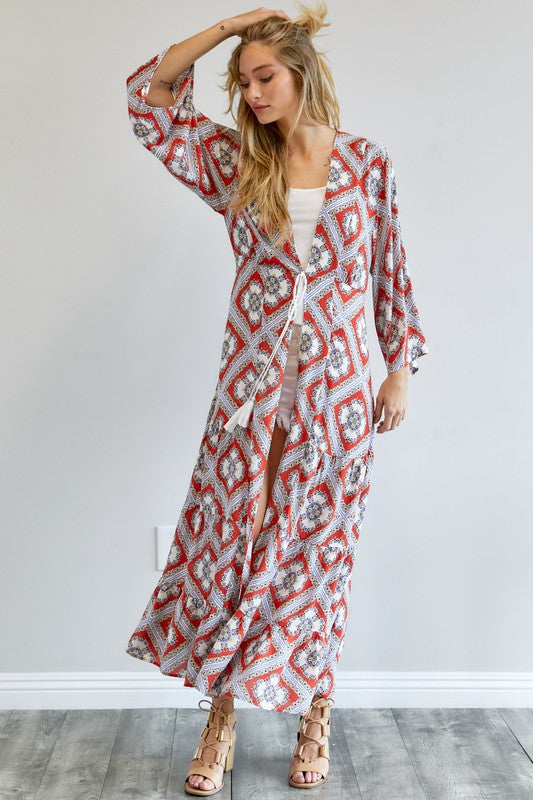 Stilla | Lange Ærmer Løs Kimono