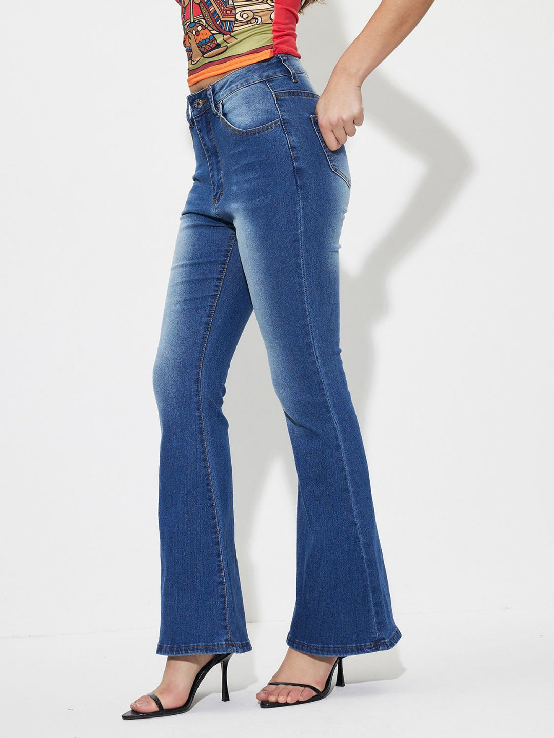 Stilla | Rise Waist Bootcut Jeans