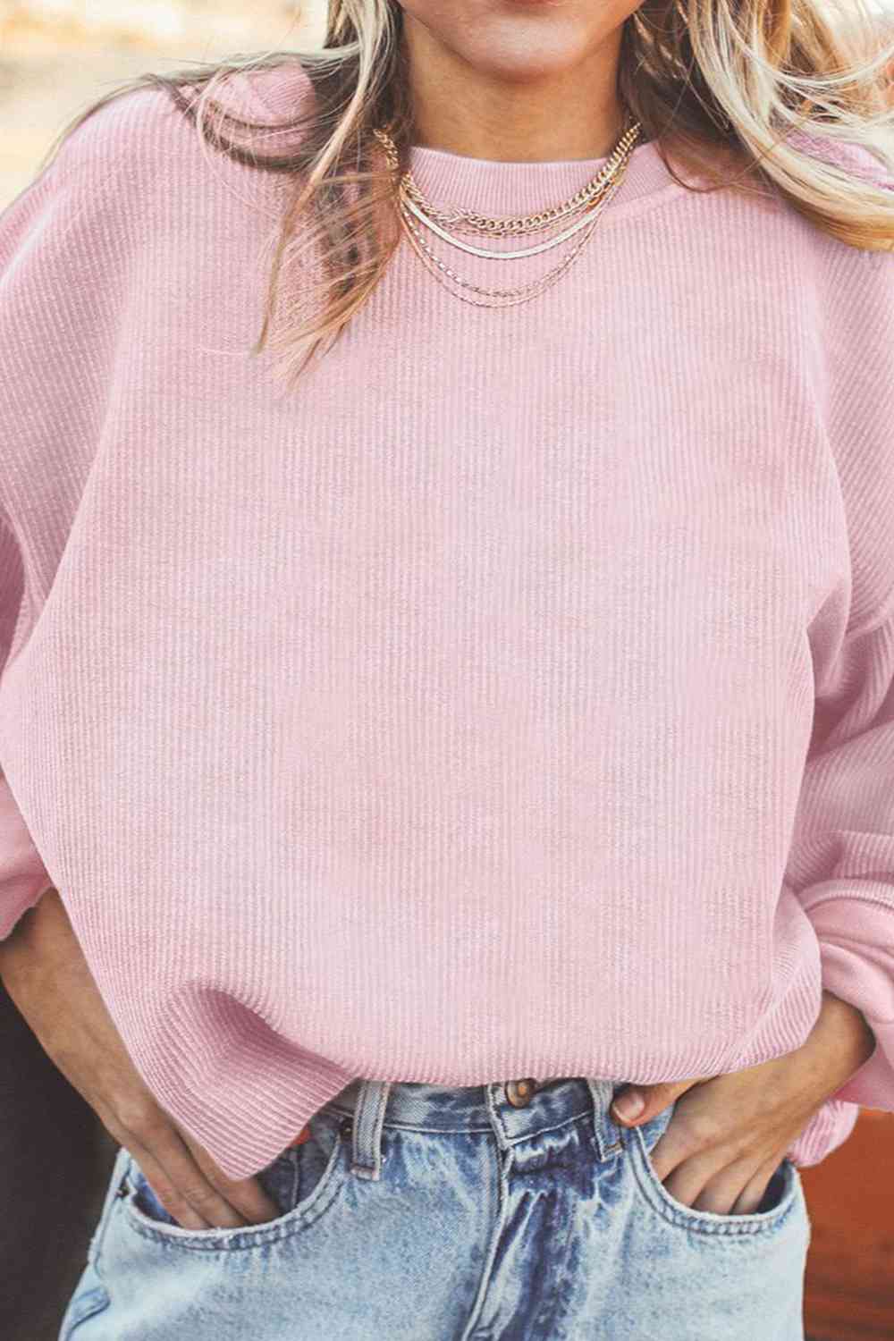 Stilla | Rund Hals Drop Shoulder Sweatshirt