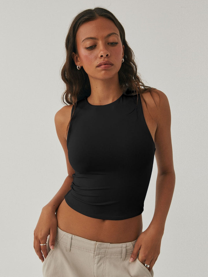 Stilla | V Hals Cropped Tank