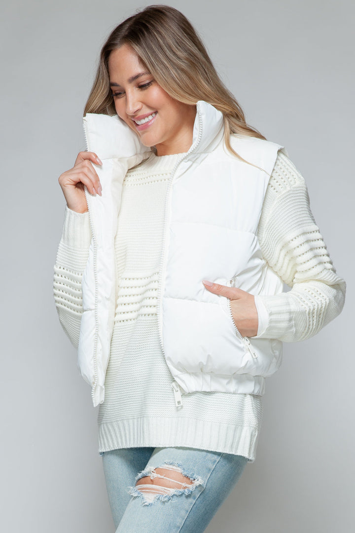 Stilla | Snob Quilted Vest Med Fin Pelsforing