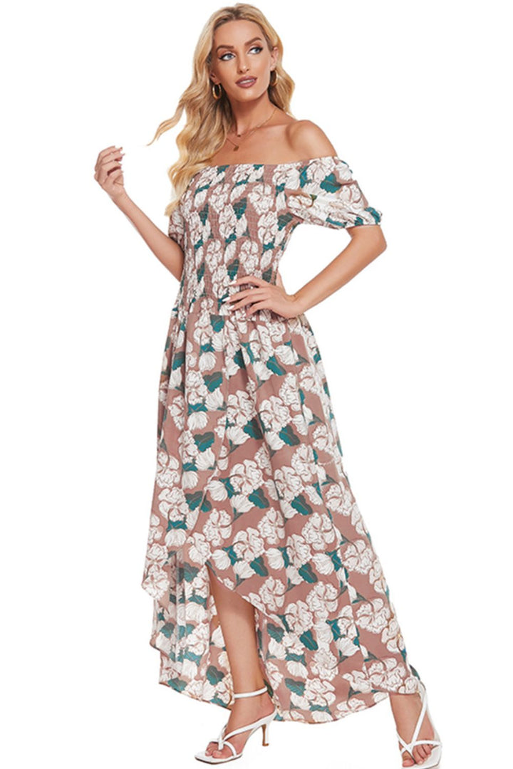 Stilla | Off-shoulder Slid Maxi Kjole