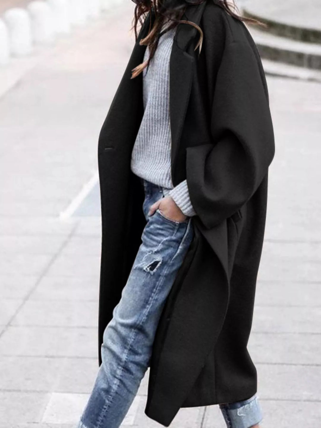 Stilla | Dame Oversized Lang Vinterfrakke